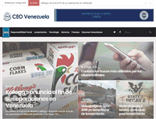 Tablet Screenshot of ceovenezuela.com